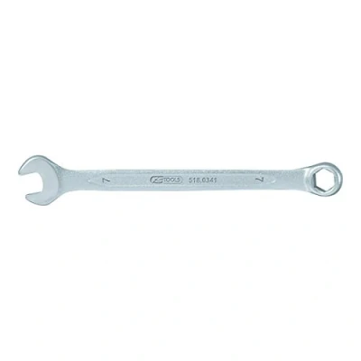 Abbildung von KS TOOLS 518.0341 Bremsleitungs Schlüssel 115 7,0 matt satiniert, verchromt Chrom Vanadium Stahl