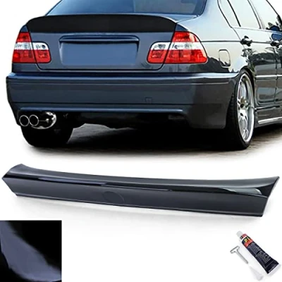Abbildung von Heckspoiler Ducktail CSL Schwarz Glanz passend für BMW 3er E46 Limousine 98 05