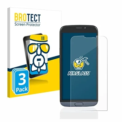 Abbildung von BROTECT Schutzglas für Doro 8050/8050 Plus (3 Stück) Schutzfolie Panzer Folie Glas [Extrem Kratzfest 9H, Anti Fingerprint, Ultra Transparent]