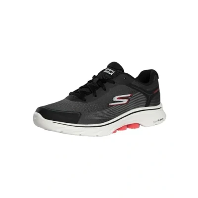 Abbildung von Skechers GO WALK 7 Sneaker low, Herren, Größe: 42.5, Black/red Schuhe