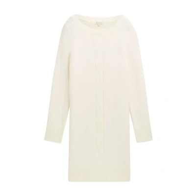 Abbildung von TOM Tailor Strickkleid, Damen, Größe: 36, Whisper white