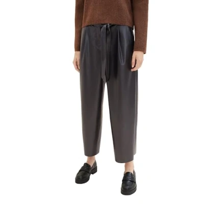 Abbildung von TOM Tailor Stoffhose, Damen, Größe: 40x28, Deep black