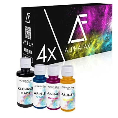 Abbildung von Alphafax Tintenset kompatibel für HP 31 32XL passend Smart Tank 7305 7005 Plus 570 555 5105 559 315 7306 7605 7006, BKCMY