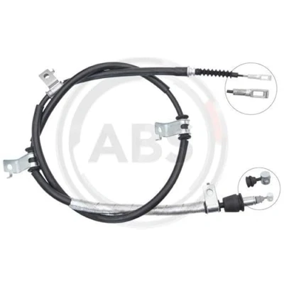 Abbildung von A.B.S. K18551 Handbremsseil 1674mm Scheibenbremse HYUNDAI: i30 I Kombi, Schrägheck