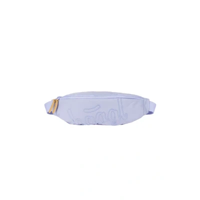 Abbildung von Baagl Bauchtasche für Kinder Gürteltasche Jungen, Mädchen, Teenager Stylische Umhängetasche, Brustbeutel aus robustem Material mit 2 Wege Reißverschluss (Lilac)