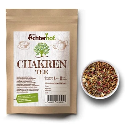 Abbildung von Chakrentee 250g Fruchtig aromatischer Geschmack aromatische Kräuter und Gewürzmischung Kräutertee Teemischung vom Achterhof