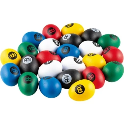 Abbildung von Meinl Percussion Egg Shaker Set 24 im mit klarem, weichem Sound Musikinstrument Kunststoff, Mehrfarbig (ES SET24 MC)