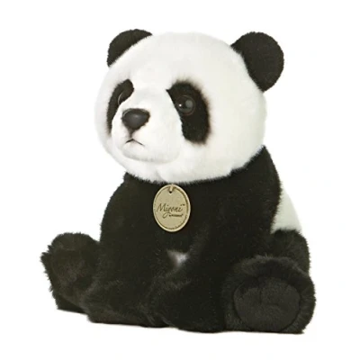 Abbildung von Aurora, 10849, MiYoni Panda, 26cm, Plüschtier, schwarz/weiß