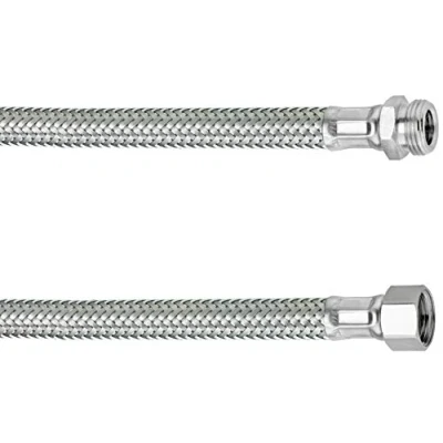 Abbildung von Cornat Flexibler Verbindungsschlauch 300 mm Länge 3/8 Zoll IG, AG Hochwertige Edelstahl Umflechtung / Anschlussschlauch für Wasserhahn Armaturenschlauch Flexschlauch T317310270