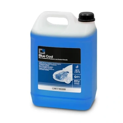 Abbildung von ERRECOM Blue Cool, Blaue Kühlerflüssigkeit 30C/+107C, Frostschutzmittel G11 mit NAP Free Inhibitorpaket, gebrauchsfertig, 5 Liter