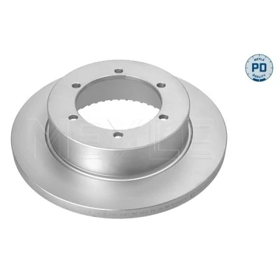 Abbildung von MEYLE 36 15 523 0057/PD Bremsscheibe Hinterachse 280 16 6 127 voll Zink Lamellen beschichtet NISSAN: NT400 Cabstar, Cabstar