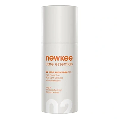 Abbildung von newkee Gesicht Sonnencreme LSF 50+ (30 ml) wasserfester Sonnenschutz, sofortiger Schutz, Ideal für den Sport, Skincare entwickelt von Manuel Neuer &amp; Angelique Kerber Suncscreen Face SPF 50
