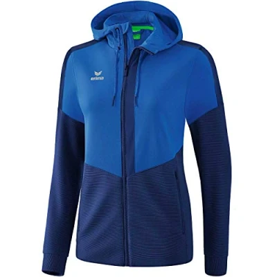 Abbildung von Erima Damen Squad Trainings Jacke, New Royal/New Navy, 40