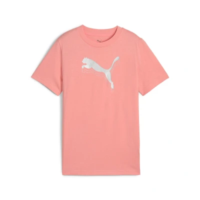 Abbildung von PUMA Mädchen ESS METALLIC Tee G T Shirts, Pink Fruit,