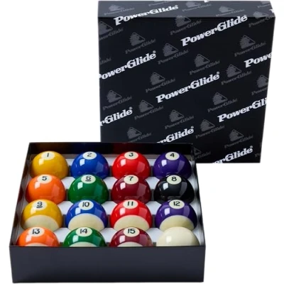 Abbildung von PowerGlide Snooker Set mit 16 Bällebad Billard, verschieden, 2&quot; (51 mm) Smaller White Ball