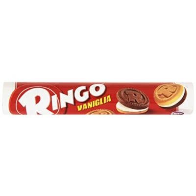 Abbildung von 12x Pavesi Ringo kekse mit Vanille 165 g cookies italien biscuits snack