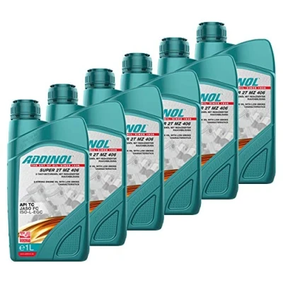 Abbildung von Addinol 6X Motoröl Motorenöl Motor Motoren Oil Engine 2 Takt Super 2T Mz 406 1L 72400907