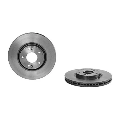 Abbildung von BREMBO COATED DISC LINE 09.A807.11 Bremsscheibe 300 28 5 innenbelüftet beschichtet mit Schrauben KIA: Sportage II