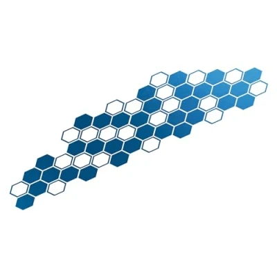 Abbildung von Foliatec 33962 Car Design Sticker Hexagon, 32 x 130 cm, Blau Chrom Matt