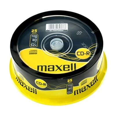 Abbildung von Maxell CD R Rohlinge 80Min 700MB 52x 25er Spindel