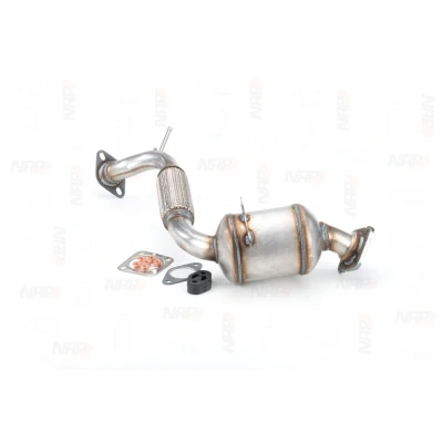Abbildung von NAP carparts CAK10287 Katalysator Euro 4 (D4) SRFA/ SRFB/ SRFC/ , SRFD/ SRFE/ QVFA mit Anbau /Befestigungsmaterial 840mm