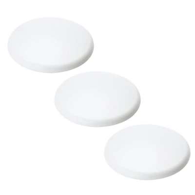 Abbildung von ORION LIGHTSTYLE Extra Flache Abdeckung 3 Stück Verteilerdose PVC weiß Baldachin Deckendose Abschluss, rund, 135mm