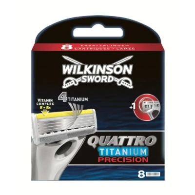Abbildung von Wilkinson Rasierklingen Sword Quattro Titanium Precision 8 Stück