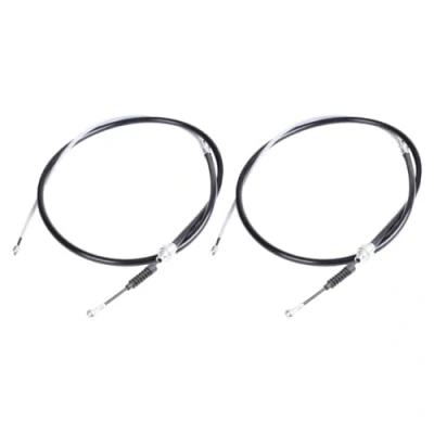 Abbildung von RIDEX 124C1152 Handbremsseil hinten 1645/1043+1645/1043mm Scheibenbremse VOLKSWAGEN: Polo IV Schrägheck, V Fox Schrägheck