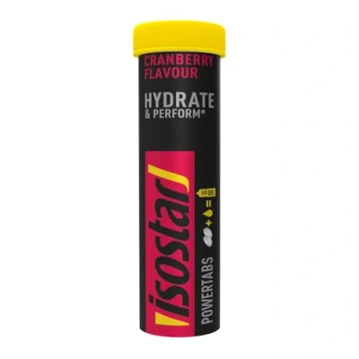 Abbildung von Isostar Powertabs Fast Hydration Cranberry 120 g