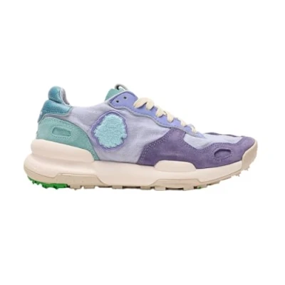 Abbildung von Satorisan Chacrona Linen Casual Sneaker Damen Vintage Leder und Leinen Sportschuhe Farbe Romance Blue Größe 42