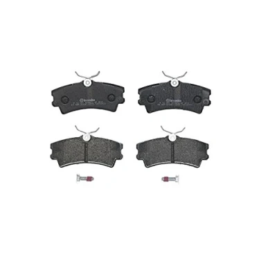 Abbildung von BREMBO P 72 001 Bremsbelagsatz exkl. Verschleißwarnkontakt mit Bremssattelschrauben ohne Zubehör