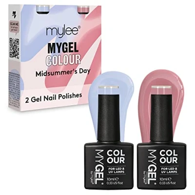 Abbildung von MyGel von MYLEE Midsummer&#039;s Day Gel Nagellack Set 2x10ml UV/LED Nail Art Maniküre Pediküre für den Professionellen Einsatz im Wohnzimmer und zu Hause Langlebig Einfach Anzuwenden