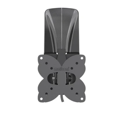 Abbildung von Meliconi Slimstyle Plus 100 ST, TV Wandhalterung, auch geeignet für Gipskarton, mit Neigung und Drehung (tilt Turn), von 14 Zoll bis 32 Zoll, Vesa 50 75 100, hergestellt in Italien