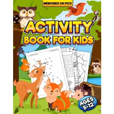 Abbildung von Activity Book for Kids: Dot to Dot, Color by Numbers and Word Search Kids ages 8 12 years old