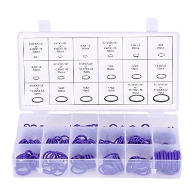 Abbildung von 270pcs Auto Klimaanlage Kompressor O Ring Dichtung Dichtungssatz Gummi Unterlegscheibe Dichtungen(01)