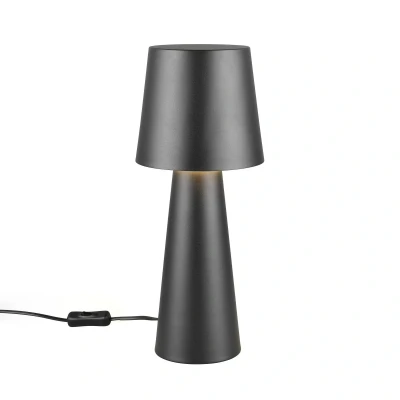 Abbildung von Trio Leuchten Tischleuchte Nubian 562900132, Metall Schwarz matt, exkl. 1x E27