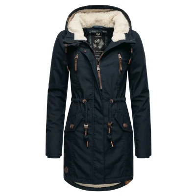 Abbildung von Ragwear Elsie Wintermantel, Damen, Größe: XS, Navy