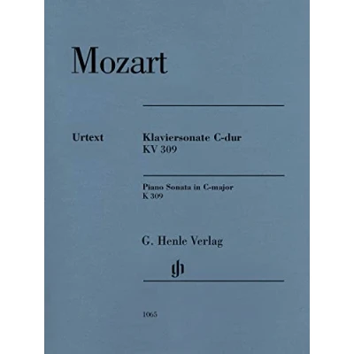 Abbildung von Klaviersonate C dur KV 309: Besetzung: Klavier zu zwei Händen (G. Henle Urtext Ausgabe)