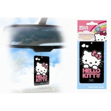 Abbildung von Auto Lufterfrischer, Duft Parfüm, Papierlufterfrischer &#039;Hello Kitty Vanille&#039;