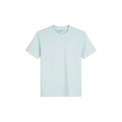 Abbildung von Marc O&#039;Polo Denim Relaxed Tshirt print, Herren, Größe: Medium, Skyway blue
