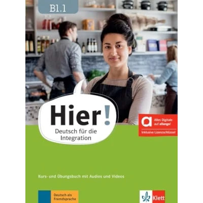 Abbildung von Hier! B1.1 Hybride Ausgabe allango: Deutsch für die Integration. Kurs und Übungsbuch mit Audios Videos inklusive Lizenzschlüssel allango (24 Monate) (Hier!: Integration)