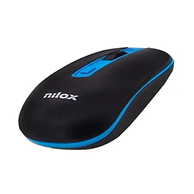 Abbildung von Nilox Maus Wireless 1000 DPI schwarz/blau