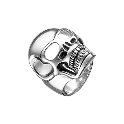 Abbildung von Thomas Sabo Herren Ring Rebel at heart &quot;Totenkopf&quot; 925 Silber Gr. 52 (16.6) TR1704 001 12