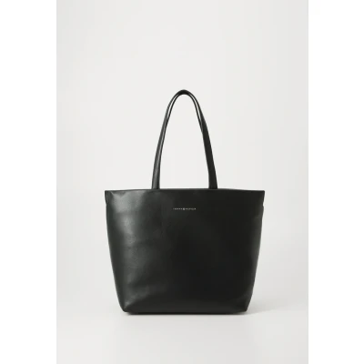 Abbildung von Tommy Hilfiger Logotape TOTE Shopping Bag, Damen, Größe: One Size, Black