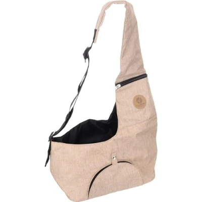Abbildung von Flamingo Tiertransporttasche Fronttasche Kanga beige
