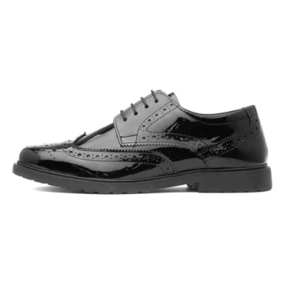Abbildung von Hush Puppies Damen Verity Brogue Oxford, Schwarz, 42 EU