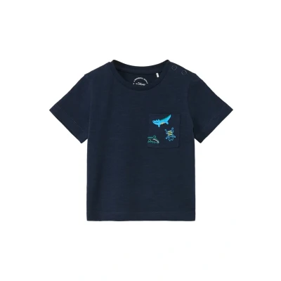 Abbildung von s.Oliver Tshirt print für Kinder, Größe: 62, Navy