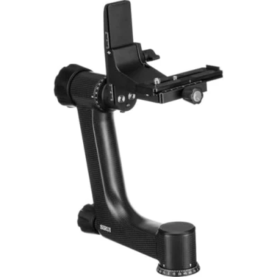 Abbildung von SIRU PH 30 Gimbal Head Stativkopf Kohlefaser, Professional Heavy Duty 360Panorama mit 25kg Tragkraft, 1/4 Zoll Arca Swiss Schnellwechselplatte für Kameras