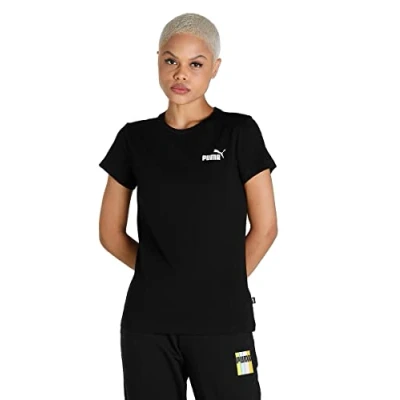 Abbildung von Puma Small LOGO TEE Tshirt basic, Damen, Größe: Small, Black