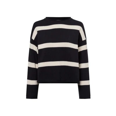 Abbildung von Marc O&#039;Polo Strickpullover, Damen, Größe: Medium, Marine weiß